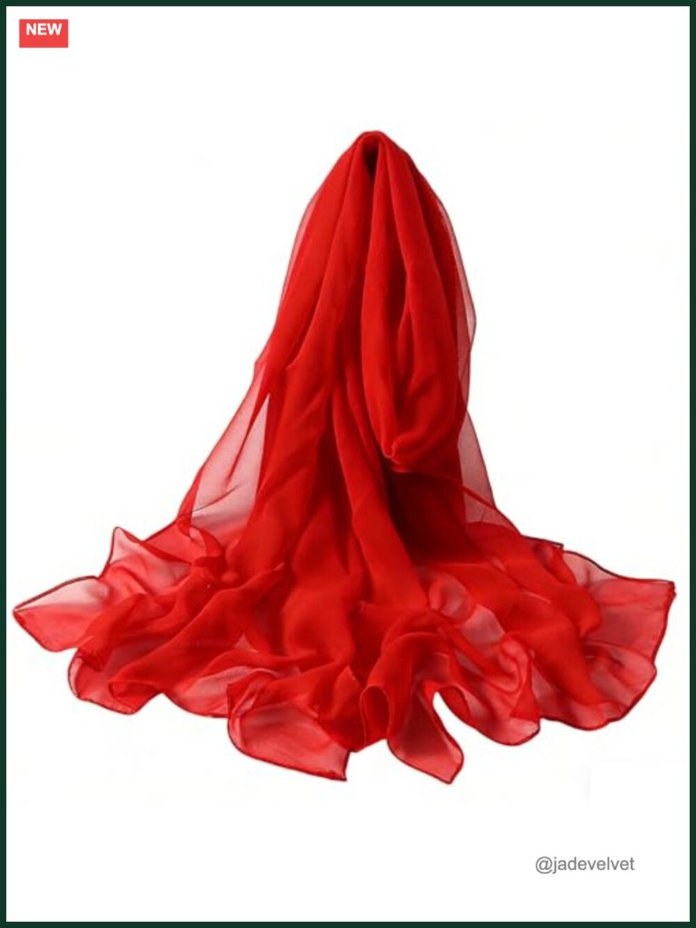 Lightweight Sheer Chiffon Scarf Shawl Wrap for Women